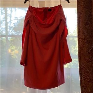 Off the shoulder long sleeve dress